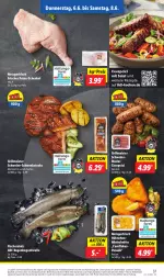 Gazetka promocyjna Lidl - Aktionsprospekt - Gazetka - ważna od 08.06 do 08.06.2024 - strona 49 - produkty: angebot, cevapcici, eis, elle, fisch, fische, Fischer, flakes, forelle, gewürz, grill, henkel, Meister, pflanze, pflanzen, pute, reis, rel, rezept, rezepte, rind, rinder, salat, schenkel, schwein, schweine, steak, steaks, Ti, Vegeta, wein, weine, ZTE