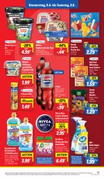 Gazetka promocyjna Lidl - Aktionsprospekt - Gazetka - ważna od 08.06 do 08.06.2024 - strona 51 - produkty: Air Wick, angebot, Bad, ball, biff, coupon, creme, Donut, donuts, Duftspray, eis, elle, gutfried, hähnchenbrust, joghur, joghurt, joghurt mit der ecke, Kuschelweich, milram, Müller, nestlé, nestlé schöller, nivea, Nivea Men, pepsi, prinzenrolle, quark, Rauch, reiniger, reis, rwe, Schöller, sour cream, teller, Ti, tisch, waschmittel, WICK, zaziki, ZTE