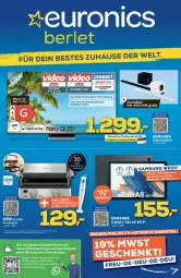 Gazetka promocyjna Euronics - Prospekte - Gazetka - ważna od 28.06 do 28.06.2023 - strona 1 - produkty: eis, ente, LG, Mixer, Philips, qled, Samsung, soundbar, stabmixer, Ti