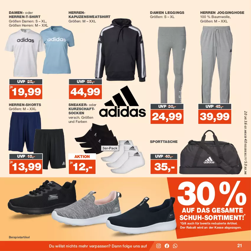 Aktueller Prospekt Real - von 14.08 bis 19.08.2023 - strona 21 - produkty: Bau, baumwolle, eis, gin, herren-shorts, herren-t-shirt, hose, Jogginghose, Kapuzensweatshirt, Kurzschaftsocken, leggings, LG, shirt, shorts, sneaker, socken, Sport, sporttasche, Sweatshirt, T-Shirt, Tasche, Ti, wolle