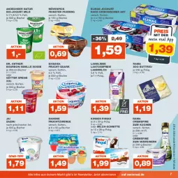 Gazetka promocyjna Real - Gazetka - ważna od 19.08 do 19.08.2023 - strona 7 - produkty: andechser natur, Becher, bio, bourbon, creme, danone, danone fruchtzwerge, Dr. Oetker, eis, elinas, elinas joghurt, exquisa, frucht, fruchtzwerge, joghur, joghurt, joghurt nach, jogurt, Kinder, kinder pingui, landliebe, landmilch, milch, milch-schnitte, mövenpick, natur, pingui, pudding, quark, rama, rama cremefine, reis, Ti, vanille, zaziki