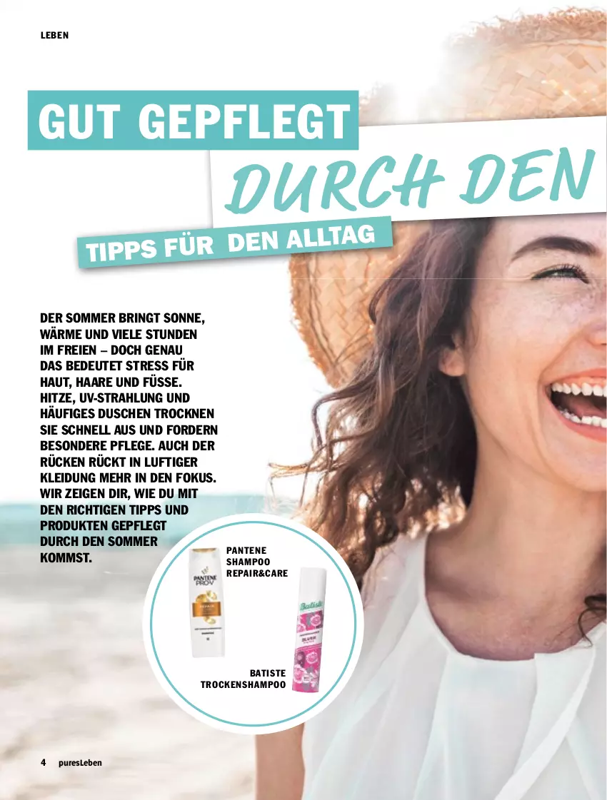Aktueller Prospekt Hit - pures Leben - von 01.07 bis 31.12.2025 - strona 4 - produkty: dusche, kleid, Kleidung, pantene, ring, shampoo, Ti, Trockenshampoo