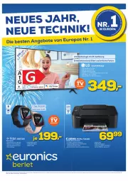 Gazetka promocyjna Berlet - Achtung! - Gazetka - ważna od 08.01 do 08.01.2022 - strona 1 - produkty: akku, alexa, amazon alexa, Apple, canon, drucker, dvb, eis, ente, erde, GPS, HDMI, LG, multifunktionsdrucker, papier, quad, quad-core-prozessor, reis, smartphone, smartwatch, tablet, Ti, tuner, usb, wasser