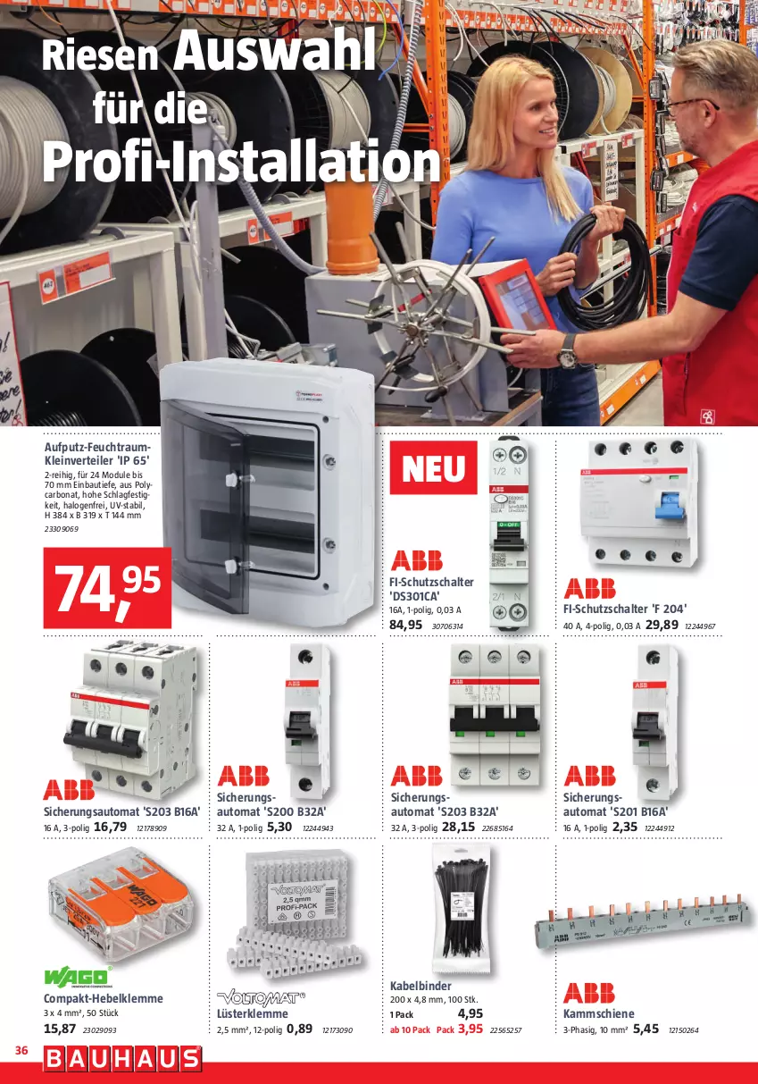 Aktueller Prospekt Bauhaus - Prospekte - von 02.09 bis 30.09.2023 - strona 36 - produkty: auto, Bau, Bona, Schal, Ti