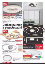 Gazetka promocyjna Bauhaus - Prospekte - Gazetka - ważna od 30.09 do 30.09.2023 - strona 32 - produkty: Bau, decke, deckenleuchte, deo, elle, ente, fernbedienung, LED Deckenleuchte, led-deckenleuchte, leds, Leuchte, leuchten, mit fernbedienung, Schal, Spezi, Ti