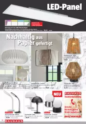 Gazetka promocyjna Bauhaus - Prospekte - Gazetka - ważna od 30.09 do 30.09.2023 - strona 34 - produkty: dell, dimmer, edelstahl, elle, fernbedienung, led-tischleuchte, Leuchte, leuchtmittel, mit fernbedienung, papier, Pendelleuchte, Ria, telefon, Ti, tisch, tischleuchte