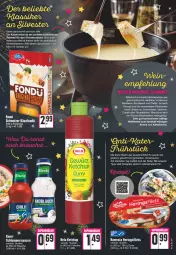 Gazetka promocyjna E Center - Angebote der Woche - Gazetka - ważna od 01.01 do 01.01.2022 - strona 15 - produkty: eis, emmentaler, filet, filets, flasche, Fondue, hartkäse, hawesta, hering, Herings, heringsfilets, Käse, kirsch, knoblauch, knorr, nuss, pfeffer, rezept, ring, rwe, Ti, topf, wasser, wein, Weißwein, ZTE