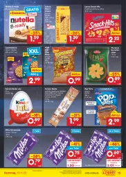 Gazetka promocyjna Netto Marken-Discount - Filial-Angebote - Gazetka - ważna od 19.11 do 19.11.2022 - strona 15 - produkty: angebot, bestpreis, Cashew, cashewkerne, chips, eis, ferrero, gin, giotto, haselnuss, kartoffel, kartoffelchips, keks, Kinder, leibniz, lorenz, milka, milka schokolade, nuss, nutella, Ofen, reis, rezept, riegel, schoko, schokolade, snack, Spezi, Ti, toast, toaster, ZTE