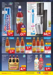 Gazetka promocyjna Netto Marken-Discount - Filial-Angebote - Gazetka - ważna od 19.11 do 19.11.2022 - strona 17 - produkty: angebot, bestpreis, bier, Biere, cocktail, eis, flasche, frucht, fruchtsaft, fruchtsaftgetränk, getränk, glaskaraffe, Hohes C, Karaffe, Lübzer, reis, saft, sirup, Soda, sodastream, Sprudel, spülmaschinen, störtebeker, tee, Ti, wasser, ZTE