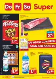 Gazetka promocyjna Netto Marken-Discount - Filial-Angebote - Gazetka - ważna od 19.11 do 19.11.2022 - strona 32 - produkty: Alwa, auer, barilla, bestpreis, cerealien, eis, filet, flasche, glasflasche, lichtenauer, mineralwasser, ndk, pasta, reis, schwein, schweine, schweinefilet, Softlan, Ti, wasser, weichspüler, wein, weine