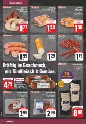 Gazetka promocyjna Edeka - Angebote der Woche - Gazetka - ważna od 16.09 do 16.09.2023 - strona 2 - produkty: aktionspreis, cevapcici, eis, ente, fleisch, gewürz, kabanos, Kalbfleisch, kräuter, leberwurst, mac, mit kalbfleisch, natur, petersilie, reis, rind, ring, schlauch, tee, Ti, tuc, wurst, zwiebel