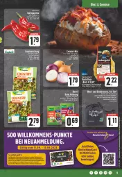 Gazetka promocyjna Edeka - Angebote der Woche - Gazetka - ważna od 16.09 do 16.09.2023 - strona 9 - produkty: aktionspreis, auer, beutel, bonduelle, deutschland card, deutschlandcard, eis, elle, erde, grill, kartoffel, kartoffeln, lebensmittel, LG, obst, paprika, paprika rot, reis, rel, salat, Spitzpaprika, Ti, zwiebel