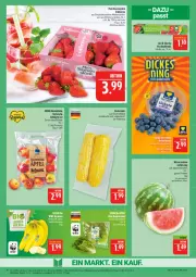 Gazetka promocyjna Marktkauf - Prospekt - Gazetka - ważna od 13.06 do 13.06.2026 - strona 10 - produkty: Bau, beere, beeren, deka, discount, eis, erdbeere, erdbeeren, fleisch, frischhaltefolie, früchte, korb, mais, melone, reis, schnitten, tafeläpfel, Ti, wasser, wassermelone, ZTE, zucker, zuckermais