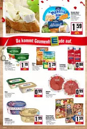 Gazetka promocyjna Kupsch - Angebote der Woche - Gazetka - ważna od 12.02 do 12.02.2022 - strona 6 - produkty: actimel, activia, bavaria blu, Becher, bergader, cremissimo, danone, danone activia, doppelrahmstufe, eis, frische milch, gin, joghur, joghurt, Käse, langnese, langnese cremissimo, milch, milram, original wagner, pizza, rama, Ria, salami, sim, Ti, wagner, weichkäse, wiltmann