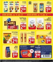 Gazetka promocyjna Edeka - Prospekte - Gazetka - ważna od 23.05 do 23.05.2026 - strona 12 - produkty: alpro, bahlsen, beutel, brot, butter, drink, frucht, gin, keks, kekse, kitkat, korn, lion, mac, mandel, mandeln, russisch brot, schoko, schokolade, smarties, sofortrabatt, südzucker, Ti, toast, toblerone, tuc, zucker