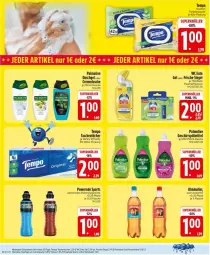 Gazetka promocyjna Edeka - Prospekte - Gazetka - ważna od 23.05 do 23.05.2026 - strona 13 - produkty: almdudler, creme, cremedusche, dusche, duschgel, eis, Elektro, ente, feuchtes toilettenpapier, flasche, geschirr, geschirrspülmittel, getränk, olive, palmolive, papier, reis, rel, Sport, spülmittel, Tasche, taschen, taschentücher, Tempo, toilettenpapier, tücher, wc ente, ZTE, zucker