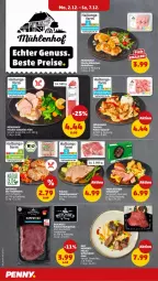 Gazetka promocyjna Penny - Prospekte - Gazetka - ważna od 07.12 do 07.12.2024 - strona 6 - produkty: bio, Bio-Hackfleisch, eis, ente, Entenbrust, filet, fleisch, Frische Hähnchen, gulasch, hackfleisch, jungbullen, mac, medaillons, pute, rum, rumpsteak, schwein, schweine, schweine-filet, steak, tee, wein, weine