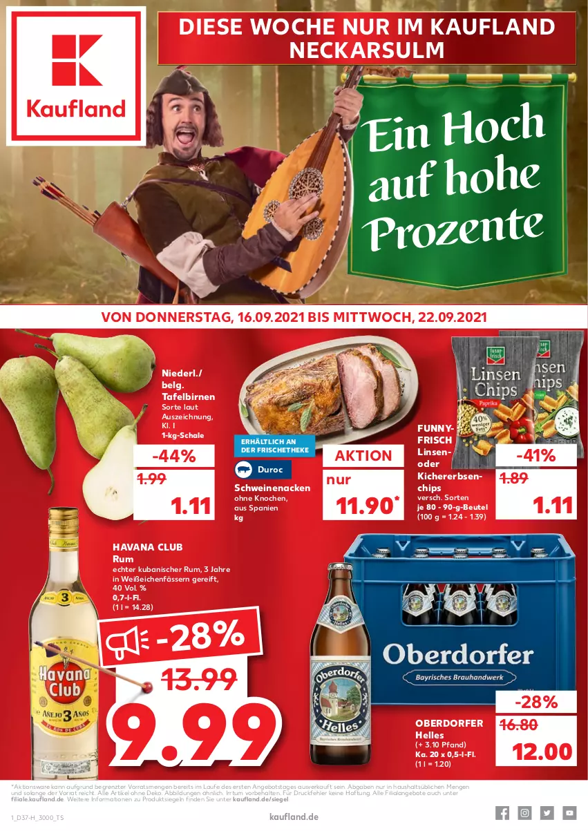 Aktueller Prospekt Kaufland - Spezielle Angebote - von 16.09 bis 22.09.2021 - strona 1