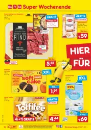 Gazetka promocyjna Netto Marken-Discount - Filial-Angebote - Gazetka - ważna od 22.01 do 22.01.2022 - strona 34 - produkty: champignon, champignons, eis, geschnetzeltes, griesson, jungbullen, kondensmilch, maggi, maggi fix, milch, ndk, reis, schnitten, storck, Ti, toffifee, versandkostenfrei, Zelt