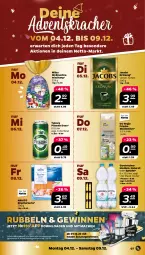 Gazetka promocyjna Netto - Woche 49 - Gazetka - ważna od 09.12 do 09.12.2023 - strona 7 - produkty: flasche, gerolsteine, gerolsteiner, gewinnspiel, guthabenkarte, gutschein, gutscheine, jacobs, jacobs krönung, kracher, lachs, mac, milch, milka, natur, pils, pilsener, Räucherlachs, rel, Sprudel, steiner, Ti, weidemilch