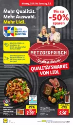 Gazetka promocyjna Lidl - Aktionsprospekt - Gazetka - ważna od 02.09 do 02.09.2023 - strona 14 - produkty: bio, eis, fleisch, geschnetzeltes, gewürz, Hähnchengeschnetzeltes, HP, lachs, lamm, lammlachse, marinade, ndk, reis, Schal, Schale, Ti, wurst, Zelt