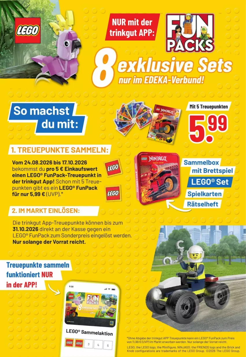 Aktueller Prospekt Trinkgut - Prospekte - von 06.09 bis 12.09.2026 - strona 7 - produkty: beko, eis, erde, LEGO®, ninjago, reis, Ti