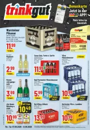 Gazetka promocyjna Trinkgut - Prospekte - Gazetka - ważna od 12.09 do 12.09.2026 - strona 1 - produkty: Alwa, angebot, angebote, Apple, Bad, bier, coca-cola, cola, deka, eis, fanta, flasche, jim beam, likör, maybach, mineralwasser, monte, mumm, payback, pils, pilsener, reifen, reis, sekt, sprite, steiner, Ti, uhr, vilsa, warsteiner, wasser, whiskey, ZTE