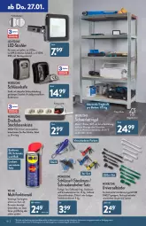 Gazetka promocyjna Aldi Nord - Aldi-Aktuell - Gazetka - ważna od 29.01 do 29.01.2022 - strona 18 - produkty: eis, gin, kraft, Leuchte, LG, lightzone, nuss, regal, Ria, Schal, schrauben, Schraubendreher, schwerlastregal, steckdose, Steckdosenleiste, Ti, tisch, ZTE