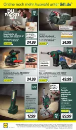 Gazetka promocyjna Lidl - Wochen-Highlights im Onlineshop - Gazetka - ważna od 25.12 do 25.12.2022 - strona 2 - produkty: akku, angebot, angebote, Arbeitsleuchte, Bandschleifer, eis, Elektro, elle, Holz, koffer, Leuchte, ndk, Parkside, reis, rel, Schal, Schale, telefon, Ti, tisch, Tischbohrmaschine, uhr