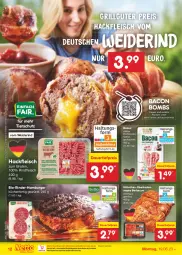 Gazetka promocyjna Netto Marken-Discount - Filial-Angebote - Gazetka - ważna od 24.06 do 24.06.2023 - strona 12 - produkty: auer, bacon, barbecue, bestpreis, bio, braten, burger, dauertiefpreis, eis, fleisch, Frühstücksspeck, gewürz, grill, hackfleisch, Hähnchen-Oberkeulen, hamburger, küche, Küchen, LG, ndk, reis, rezept, rezepte, rind, rinder, rindfleisch, Speck, steak, steaks, Ti, tiefpreis, wurst, wurst in selbstbedienung