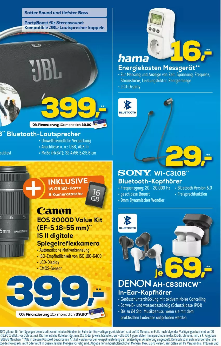 Aktueller Prospekt Euronics - Prospekte - von 12.04 bis 19.04.2023 - strona 26 - produkty: jbl, kamera, lautsprecher, Tasche, Ti