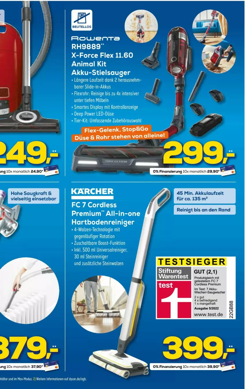 Aktueller Prospekt Euronics - Prospekte - von 12.04 bis 19.04.2023 - strona 8 - produkty: akku, buch, Dyson, Hartbodenreiniger, karcher, reiniger, Schal, Stielsauger, Ti