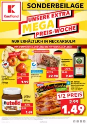 Gazetka promocyjna Kaufland - Spezielle Angebote - Gazetka - ważna od 26.01 do 26.01.2022 - strona 1 - produkty: angebot, angebote, beutel, creme, die ofenfrische, Dr. Oetker, eis, fleisch, Germ, ilag, jägermeister, Kalbfleisch, kräuter, kräuterlikör, likör, Meister, nuss, nutella, Ofen, pizza, pizza tradizionale, reis, tafeläpfel, Ti, tradizionale, ZTE