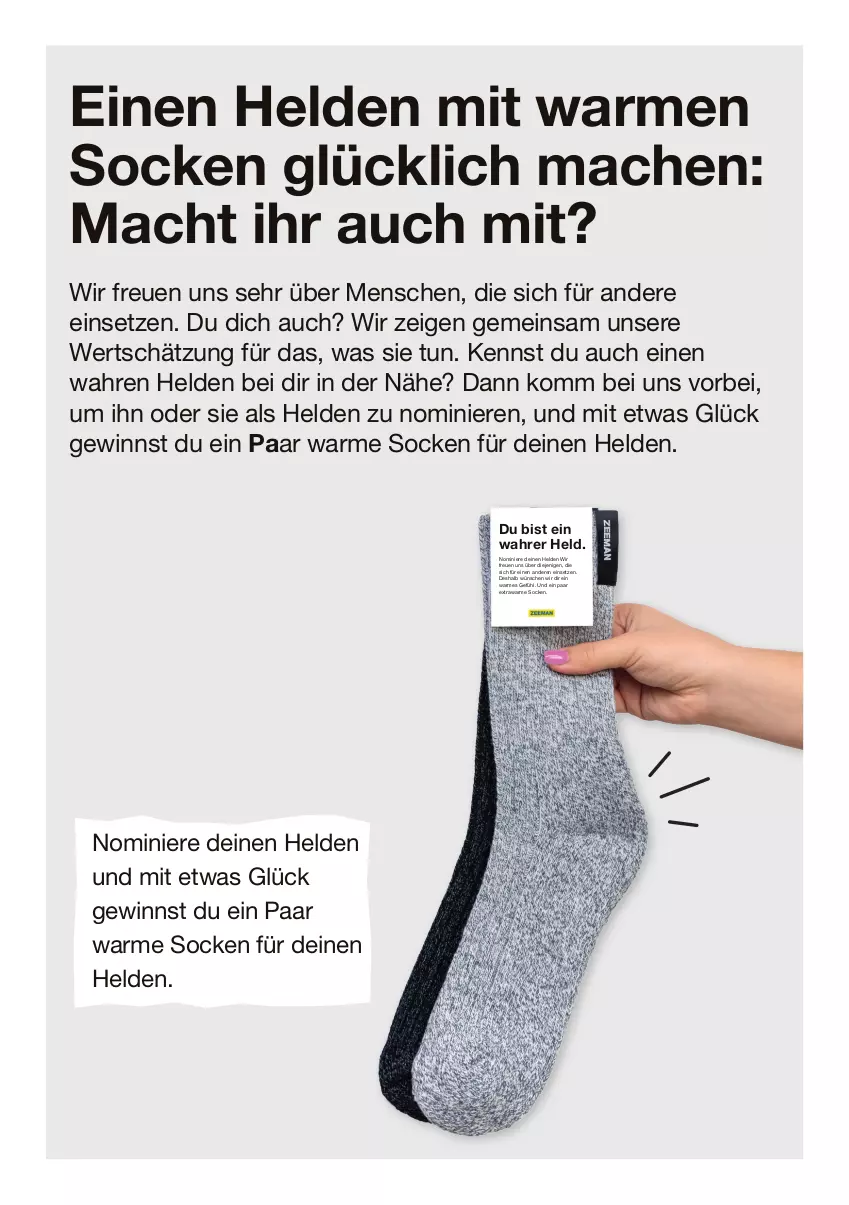 Aktueller Prospekt Zeeman - Prospekte - von 13.01 bis 19.01.2024 - strona 20 - produkty: mac, socken