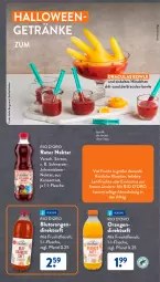 Gazetka promocyjna AldiSud - GÜNSTIGE HERBSTVIELFALT FÜR ALLE - Gazetka - ważna od 31.10 do 31.10.2023 - strona 25 - produkty: aldi, Blutorange, bowle, direktsaft, eis, flasche, fleisch, frucht, früchte, fruchtfleisch, getränk, getränke, mit frucht, Nektar, orange, orangen, saft, Ti, tisch