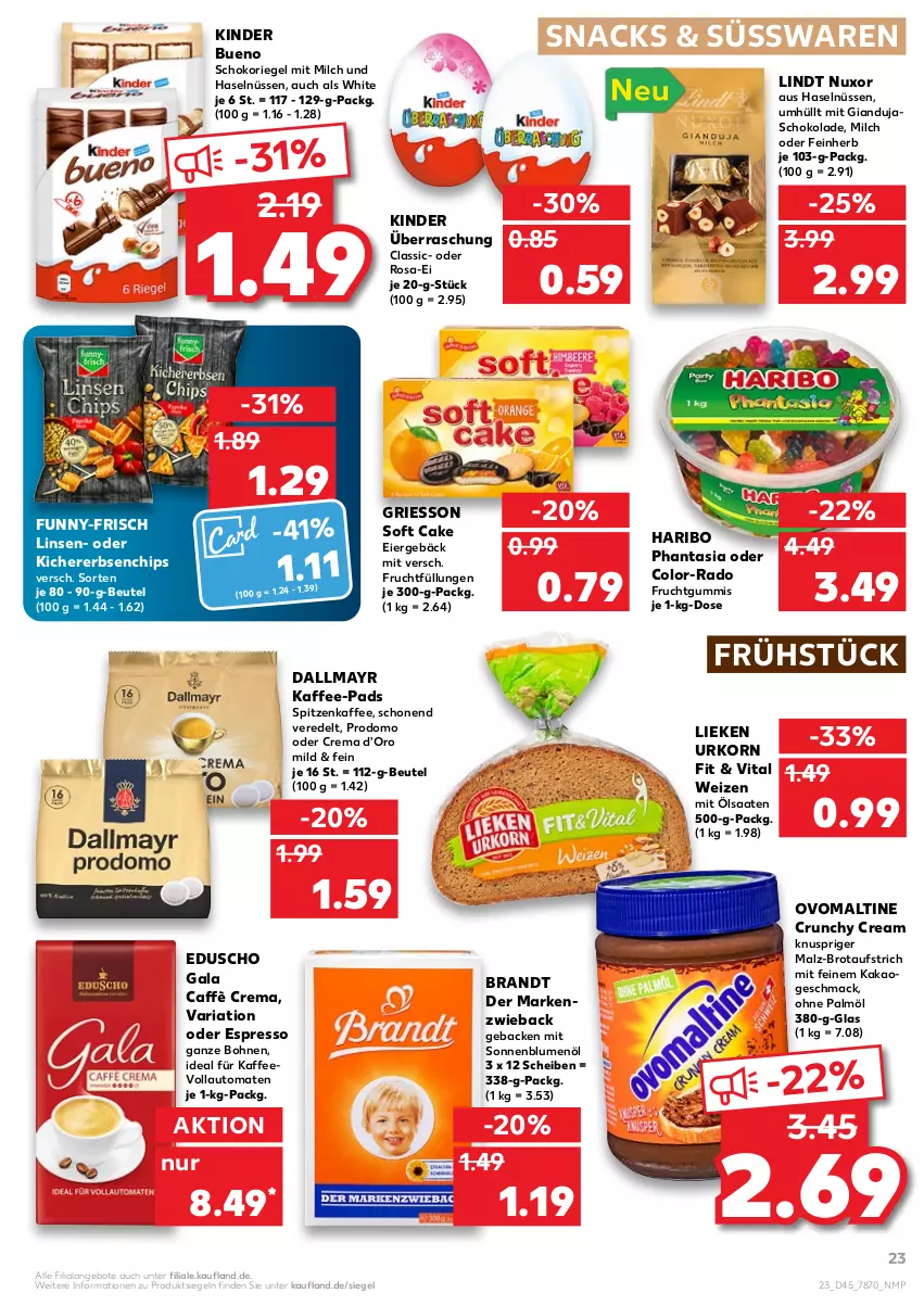 Aktueller Prospekt Kaufland - von 11.11 bis 17.11.2021 - strona 23