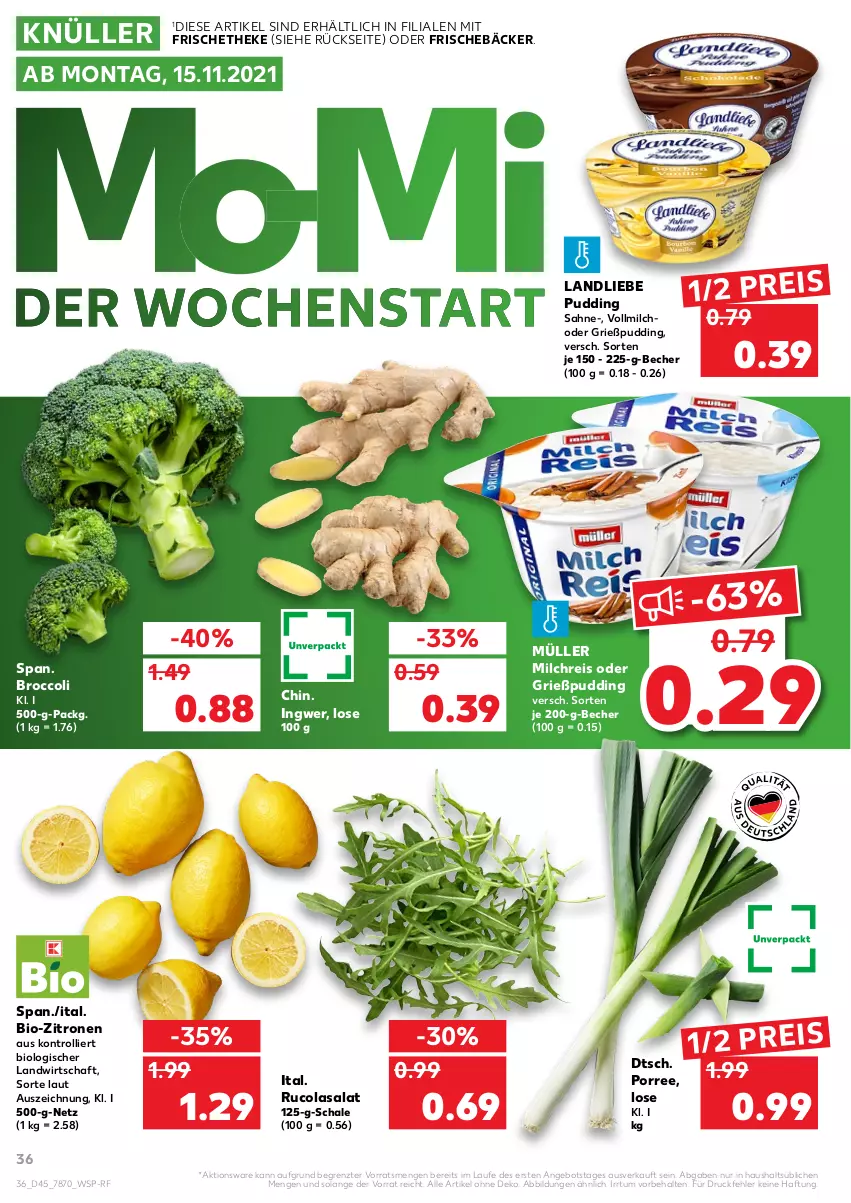 Aktueller Prospekt Kaufland - von 11.11 bis 17.11.2021 - strona 36