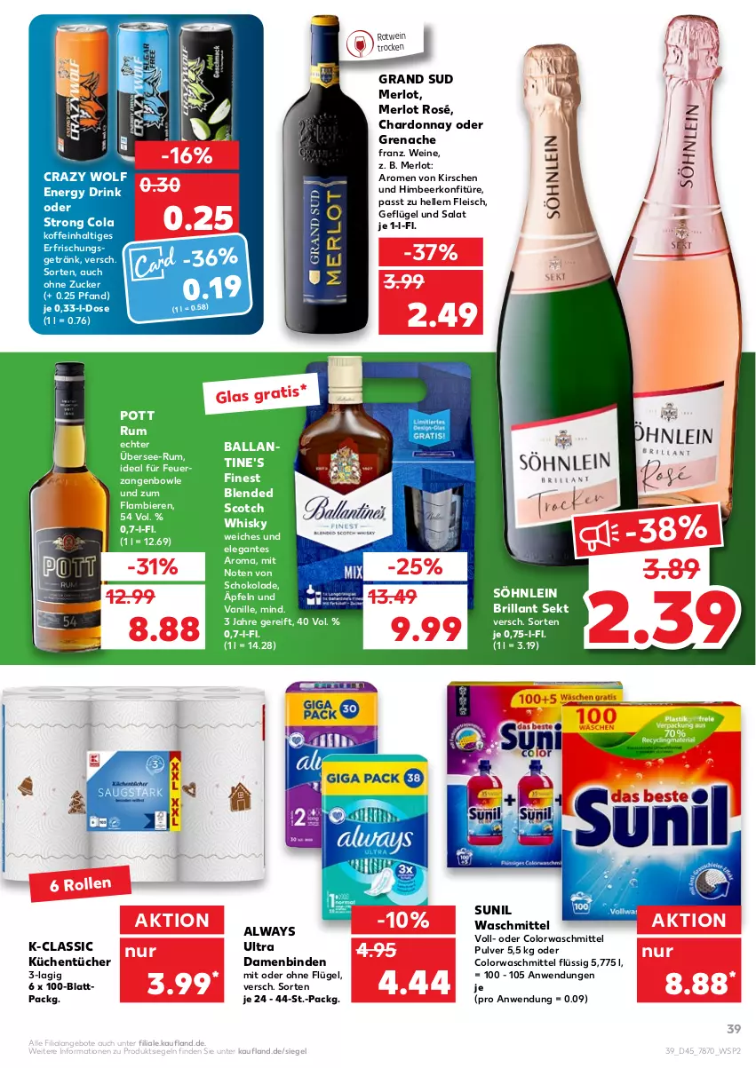 Aktueller Prospekt Kaufland - von 11.11 bis 17.11.2021 - strona 39