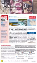 Gazetka promocyjna Lidl - Themenflyer Februar 2023 - Gazetka - ważna od 15.03 do 15.03.2023 - strona 2 - produkty: angebot, angebote, auer, axe, Berger, Brei, buch, eis, elle, ente, erde, fisch, fische, Fischer, gsw, Heu, inklusivleistungen, K2, kreuzfahrten, LG, merci, ndk, reis, reiseveranstalter, reiseverlauf, reiss, rel, ring, senf, telefon, Ti, tisch, uhr, usb, wasser
