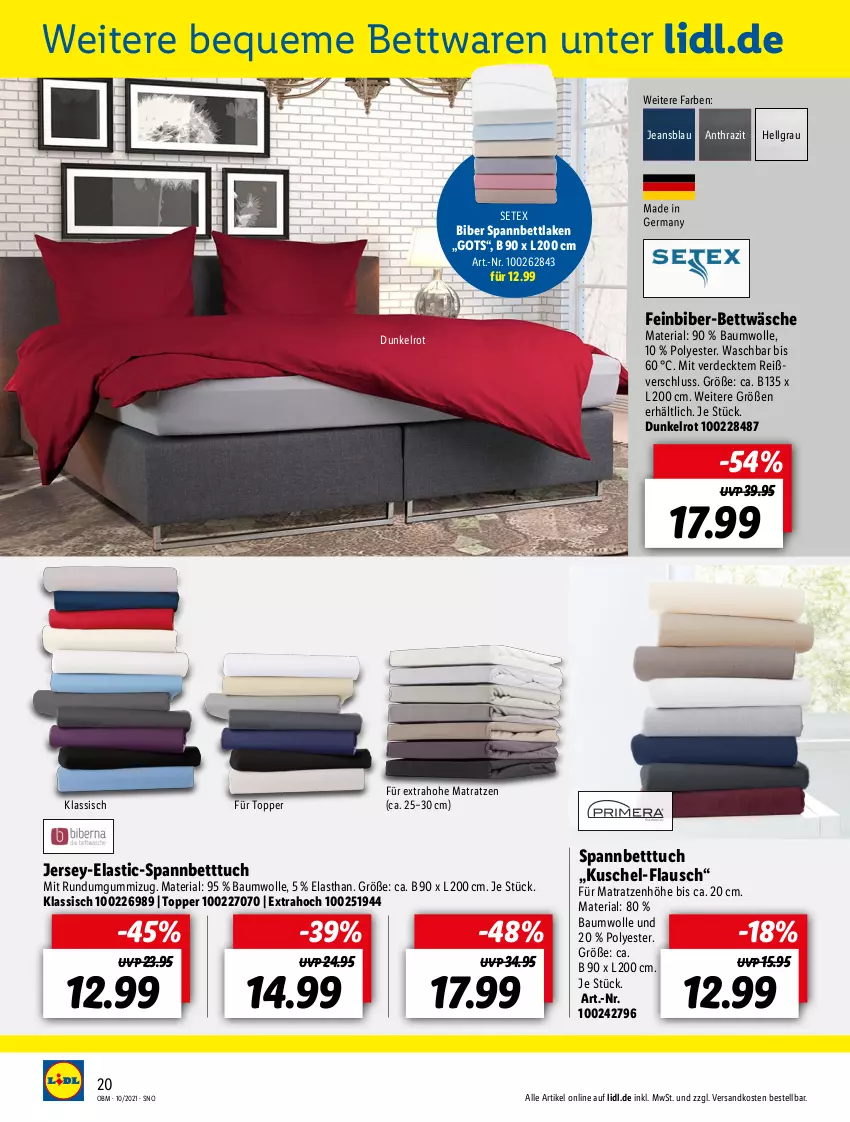 Aktueller Prospekt Lidl - Aktuelle Onlineshop-Highlights - von 01.10 bis 31.10.2021 - strona 20