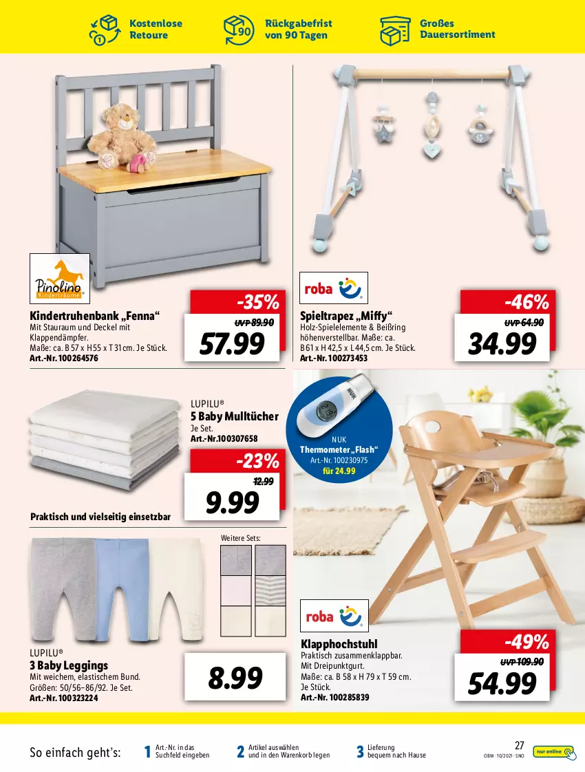 Aktueller Prospekt Lidl - Aktuelle Onlineshop-Highlights - von 01.10 bis 31.10.2021 - strona 27