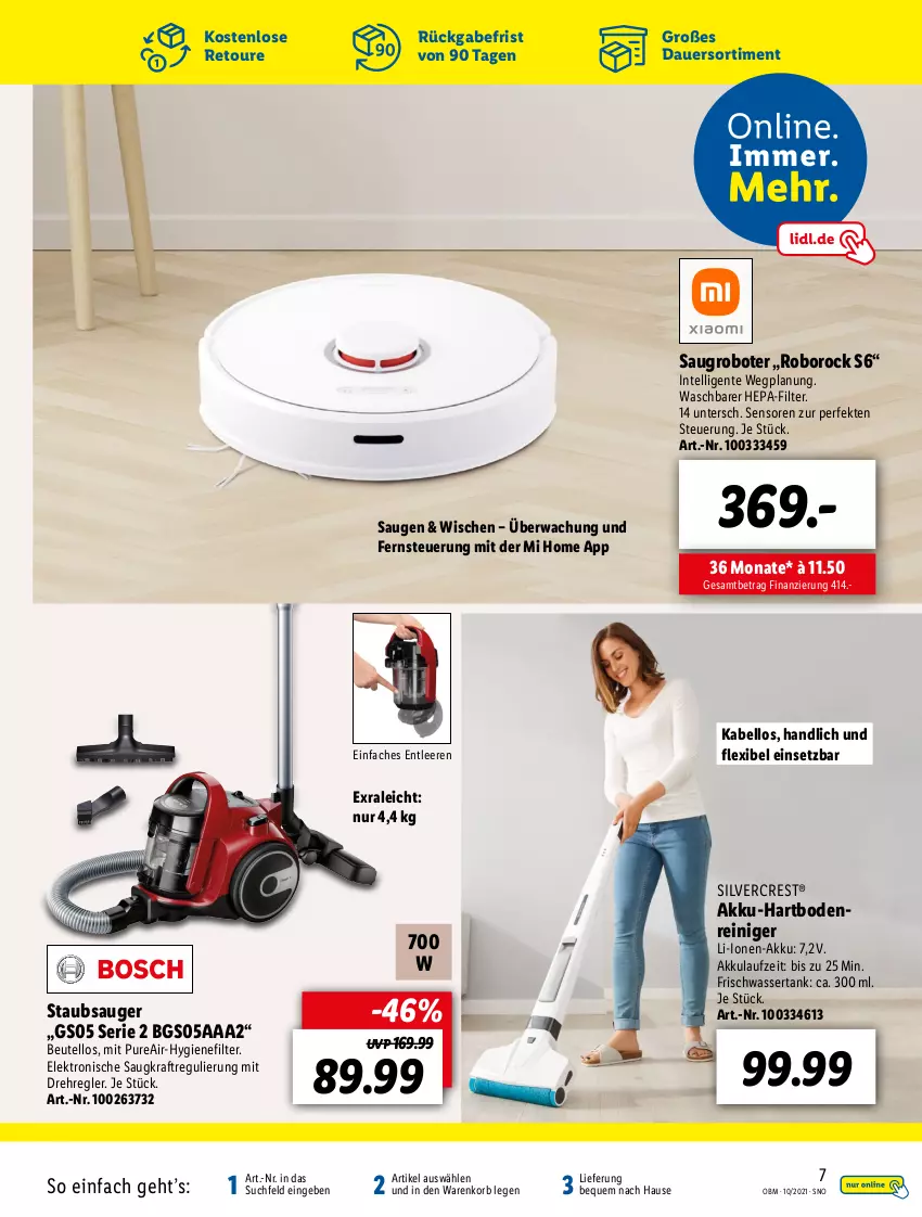 Aktueller Prospekt Lidl - Aktuelle Onlineshop-Highlights - von 01.10 bis 31.10.2021 - strona 7