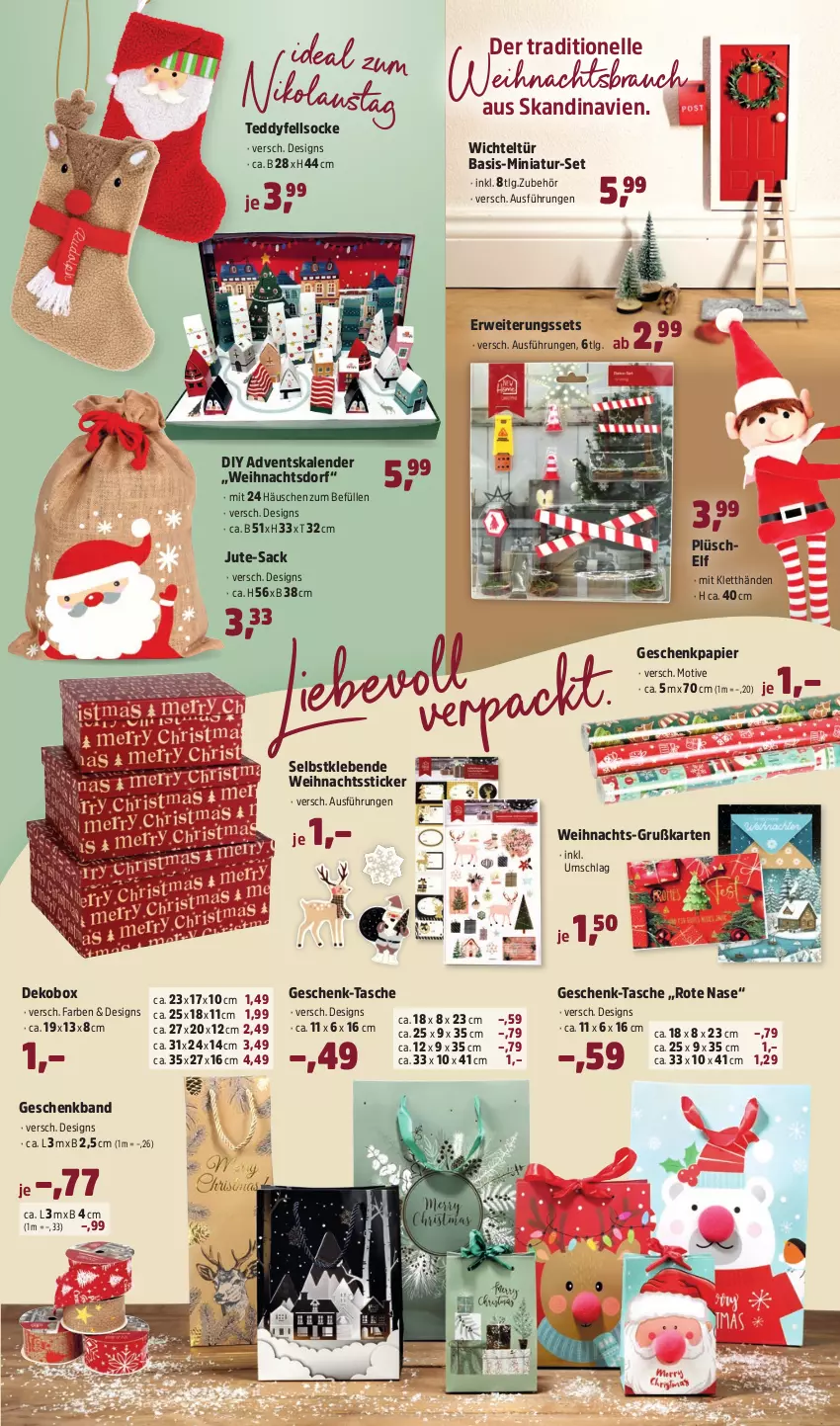 Aktueller Prospekt Thomas Philipps - von 10.11 bis 22.11.2025 - strona 11 - produkty: Adventskalender, aust, elle, Geschenkpapier, LG, papier, Plüsch, Rauch, rwe, sac, Tasche, Ti, Wichtel