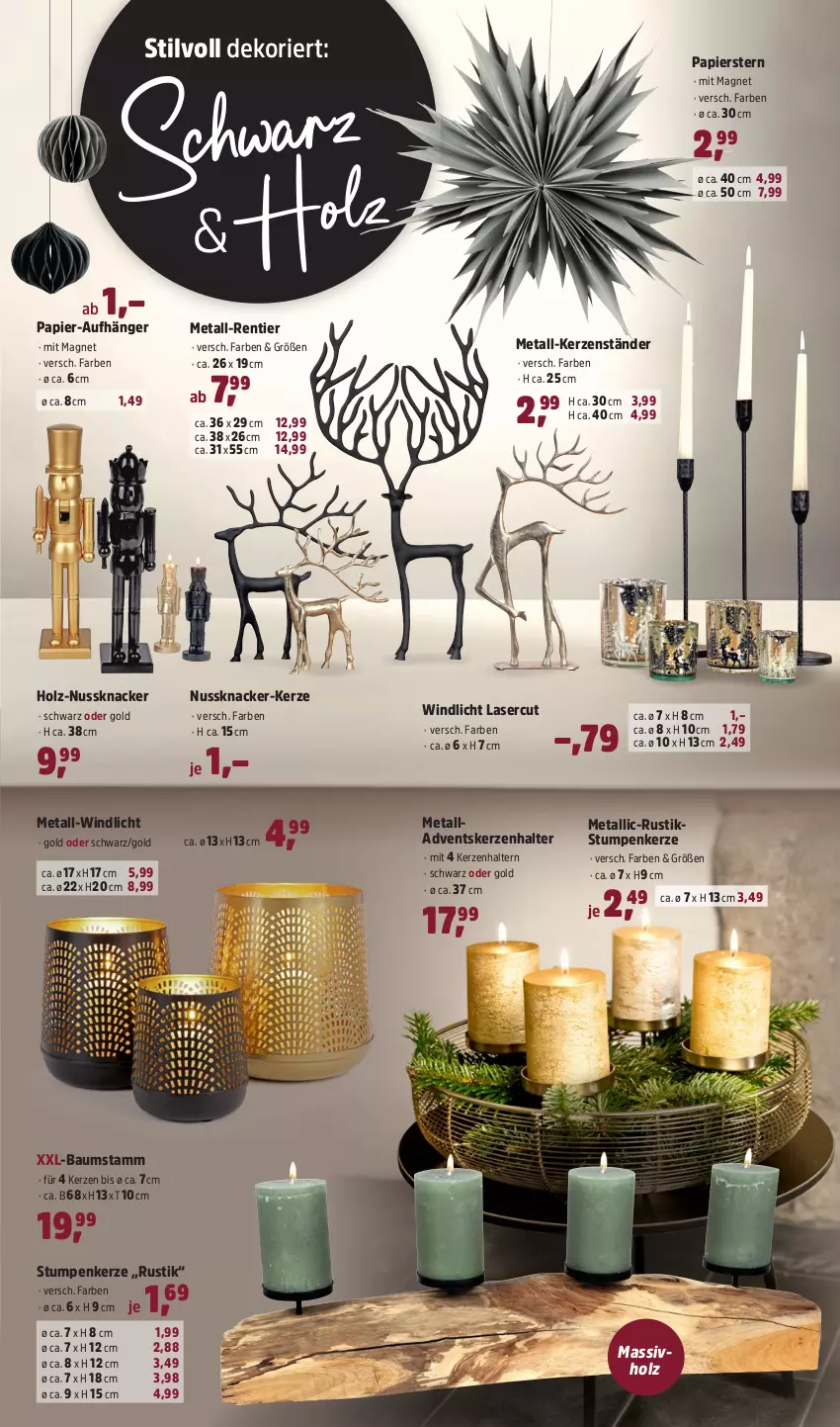 Aktueller Prospekt Thomas Philipps - von 10.11 bis 22.11.2025 - strona 3 - produkty: Bau, Holz, kerze, Kerzenhalter, knacker, massivholz, nuss, Nussknacker, papier, Ti, windlicht