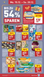 Gazetka promocyjna Aldi Nord - Von Montag - Gazetka - ważna od 20.12 do 20.12.2025 - strona 12 - produkty: alkohol, apfel, banane, bärenmarke, beutel, butter, Cashew, cashewkerne, cin, corny, eis, elle, Fondue, haltbare milch, kartoffel, Kartoffelknödel, Kartoffelpüree, Käse, käsetheke, kirsch, Knödel, kräuter, LG, mac, meggle, milch, milka, milkana, mondamin, müsli, Müsliriegel, nuss, oder kräuter, ohne alkohol, pfanni, püree, riegel, rotkohl, sahne, salz, Schmelzkäse, schmelzkäsezubereitung, schoko, Soße, Streichzart, Ti, wasser, wein, Weißwein