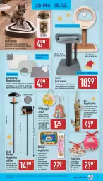 Gazetka promocyjna Aldi Nord - Von Montag - Gazetka - ważna od 20.12 do 20.12.2025 - strona 20 - produkty: ball, Bau, dell, edelstahl, elle, gin, kissen, kraft, Kratzbaum, LG, minze, möbel, Mode, Ria, snack, Ti, Vogelfutter, Wild, ZTE