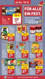 Gazetka promocyjna Aldi Nord - Von Montag - Gazetka - ważna od 20.12 do 20.12.2025 - strona 33 - produkty: aldi, angebot, angebote, apfel, apfelmus, aus der tiefkühlung, baguette, beutel, bonne maman, brötchen, coppenrath, creme, cremesuppe, eis, feinschmecker, fleisch, Gänsebrust, Garten, gelee, hafer, kakao, kirsch, knorr, Kohlrouladen, konfitüre, Kraut, kräuter, langnese, LG, mac, maggi, mam, mars, oder twix, paprika, reis, rouladen, salat, salatkrönung, sauce, schwein, schweine, schweinefleisch, snickers, spargel, suppe, Ti, tiefpreis, twix, vanille, viennetta, wein, weine, WICK, würstchen