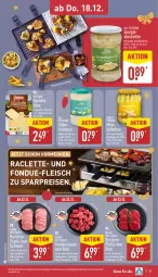 Gazetka promocyjna Aldi Nord - Von Montag - Gazetka - ważna od 20.12 do 20.12.2025 - strona 36 - produkty: auer, braten, eis, fleisch, Fondue, gewürz, gin, Käse, küche, Küchen, latte, mais, reis, rind, Schal, Schale, schwein, Silberzwiebel, spargel, Ti, wein, ZTE, zwiebel, zwiebeln