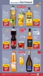 Gazetka promocyjna Aldi Nord - Von Montag - Gazetka - ważna od 20.12 do 20.12.2025 - strona 40 - produkty: auer, ball, banane, bananen, bitter lemon, cola, ecco, eis, erfrischungsgetränk, flasche, frucht, Fruchtmark, getränk, gin, ginger, ginger ale, Holz, holzkohle, irish whiskey, La Rive, lack, Nektar, pfirsich, prosecco, puma, reis, spumante, tennessee whiskey, Ti, tiefpreis, whiskey, whisky, ZTE, zucker