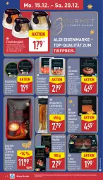 Gazetka promocyjna Aldi Nord - Von Montag - Gazetka - ważna od 20.12 do 20.12.2025 - strona 7 - produkty: aldi, aprikose, beere, beeren, bohne, bohnen, brot, buch, chili, dip, eis, elle, erdbeere, erdbeeren, forelle, frischkäse, frischkäsezubereitung, früchte, garnelen, Garnelenkranz, gin, himbeer, himbeere, himbeeren, Holz, kaffee, Käse, Kranz, kuchen, lachs, lack, mandel, mandeln, Mantel, meersalz, orange, Räucherlachs, reis, rel, rosmarin, rwe, salz, schoko, Ti, tiefpreis, Tiger-Garnelen, Trüffel, ZTE